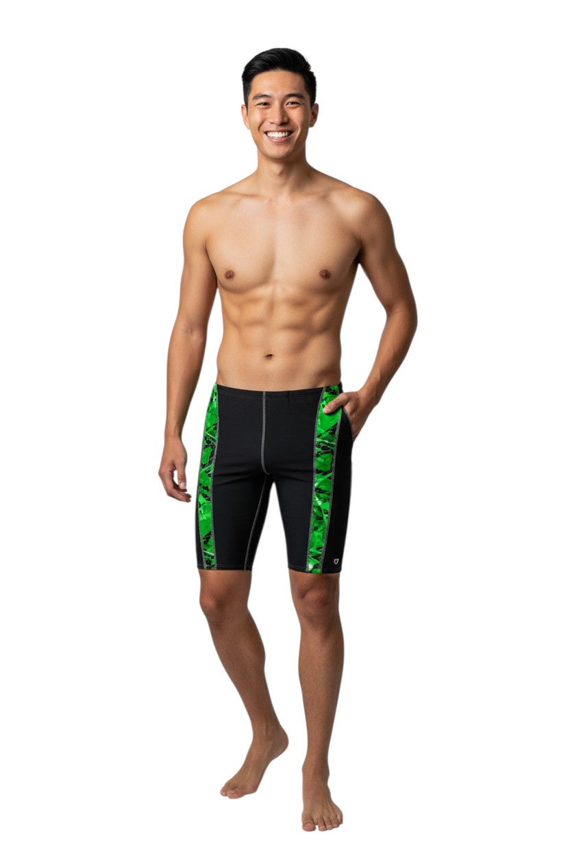 Kiefer Sandies Wave Daze Jammer in black, shown on model