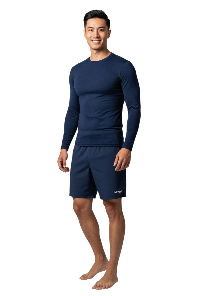 Kiefer Solid Long Sleeve Crewneck Rashguard