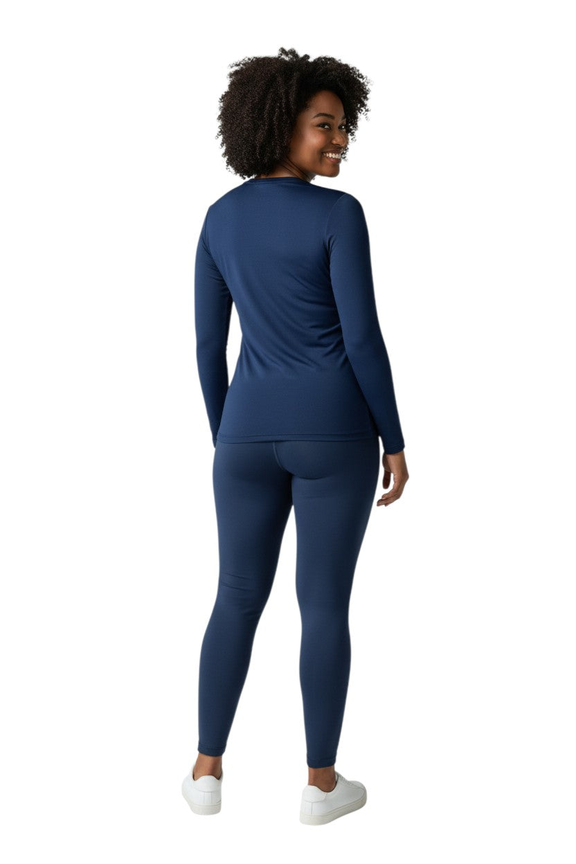 RISE Solid Long Sleeve Crew Neck Rashguard