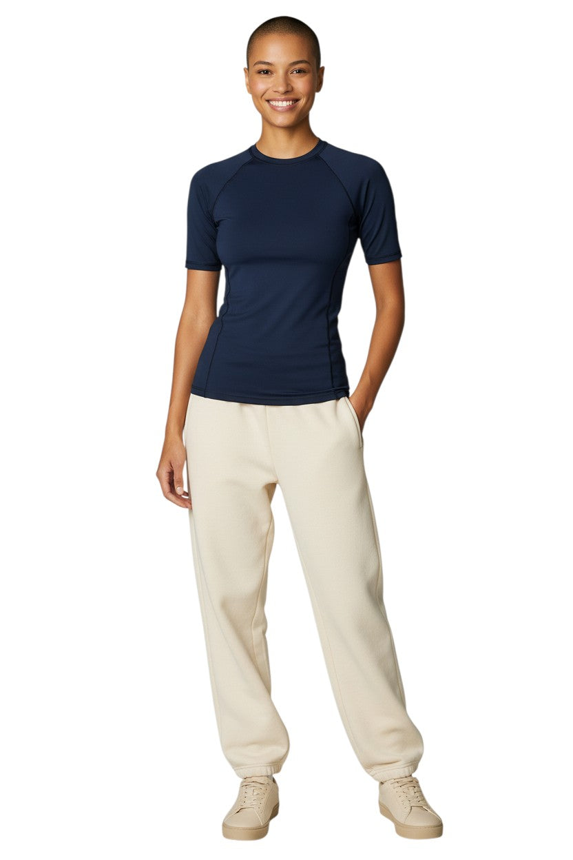 Kiefer Solid Short Sleeve Crewneck Rashguard