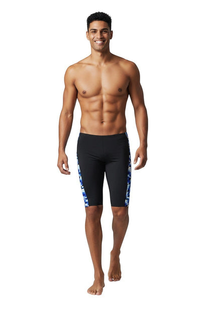RISE Sandies Swerve Poly Jammer in black, shown on model