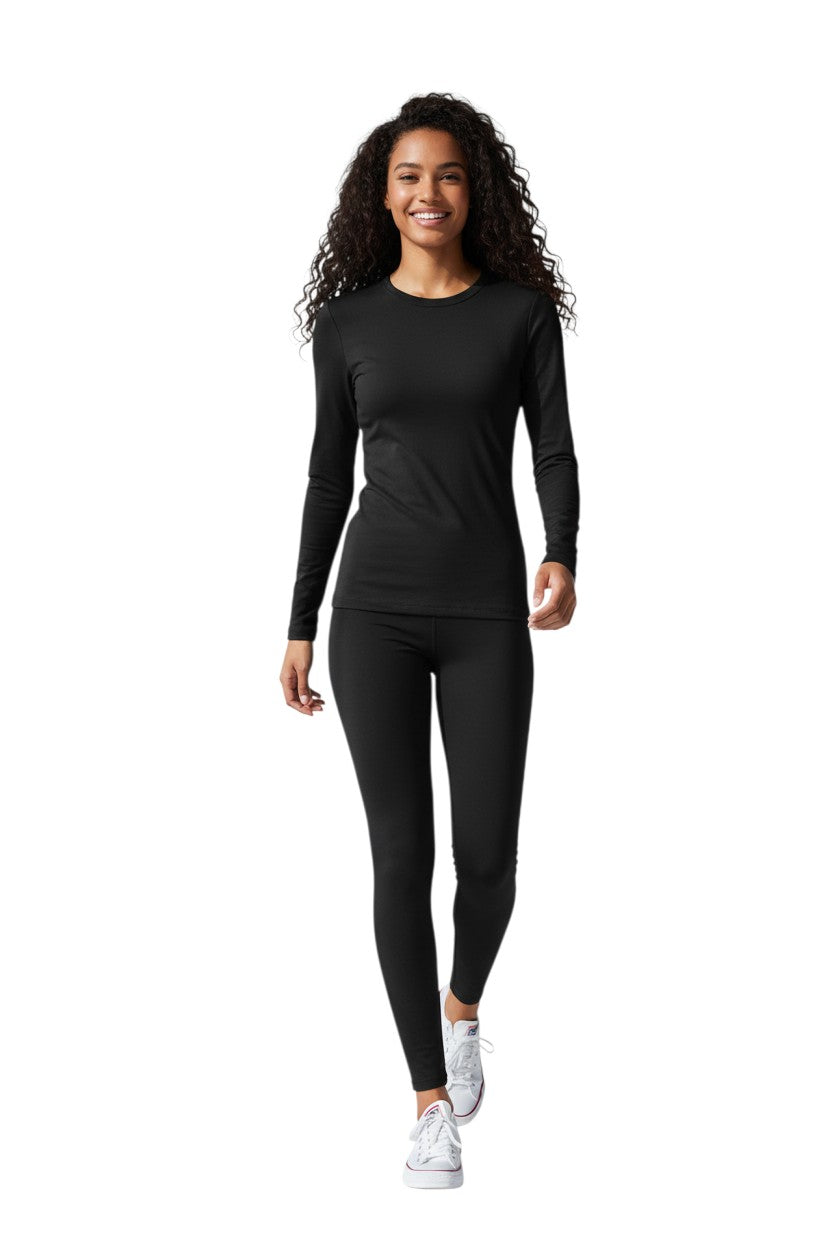 RISE Solid Long Sleeve Crew Neck Rashguard