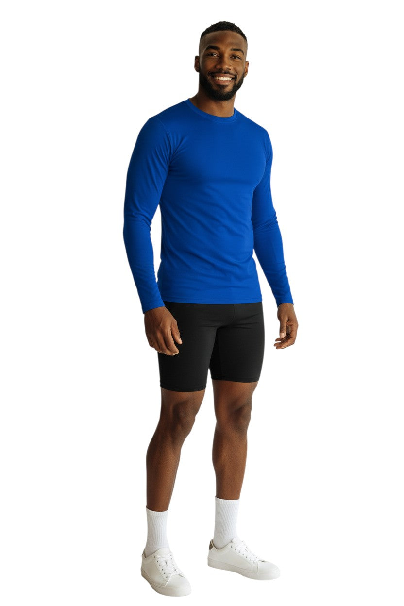 RISE Solid Long Sleeve Crew Neck Rashguard