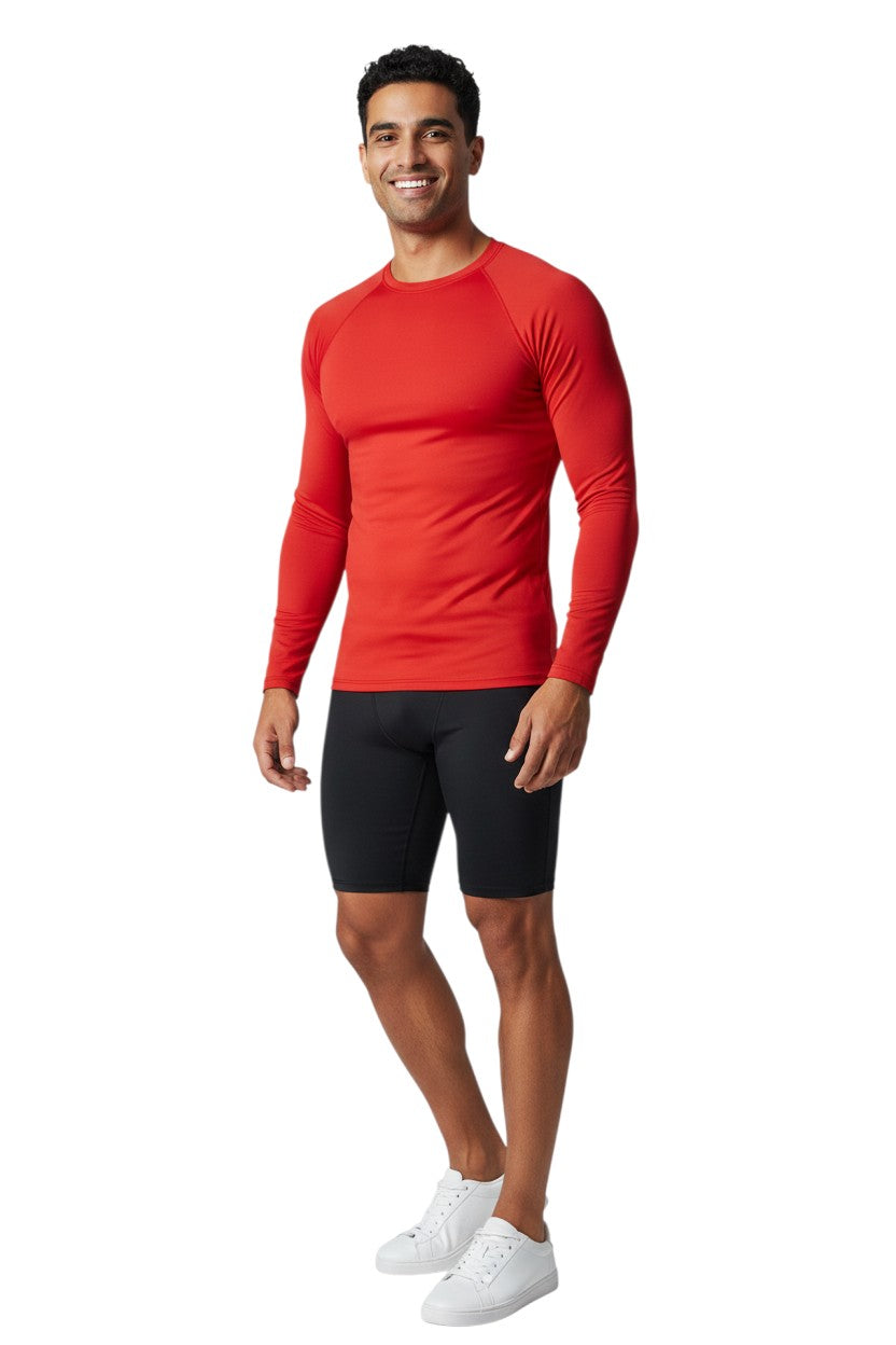 RISE Solid Long Sleeve Crew Neck Rashguard