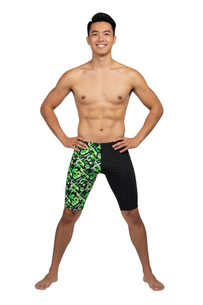 RISE Sandies Breakout Poly Jammer in green, shown on model