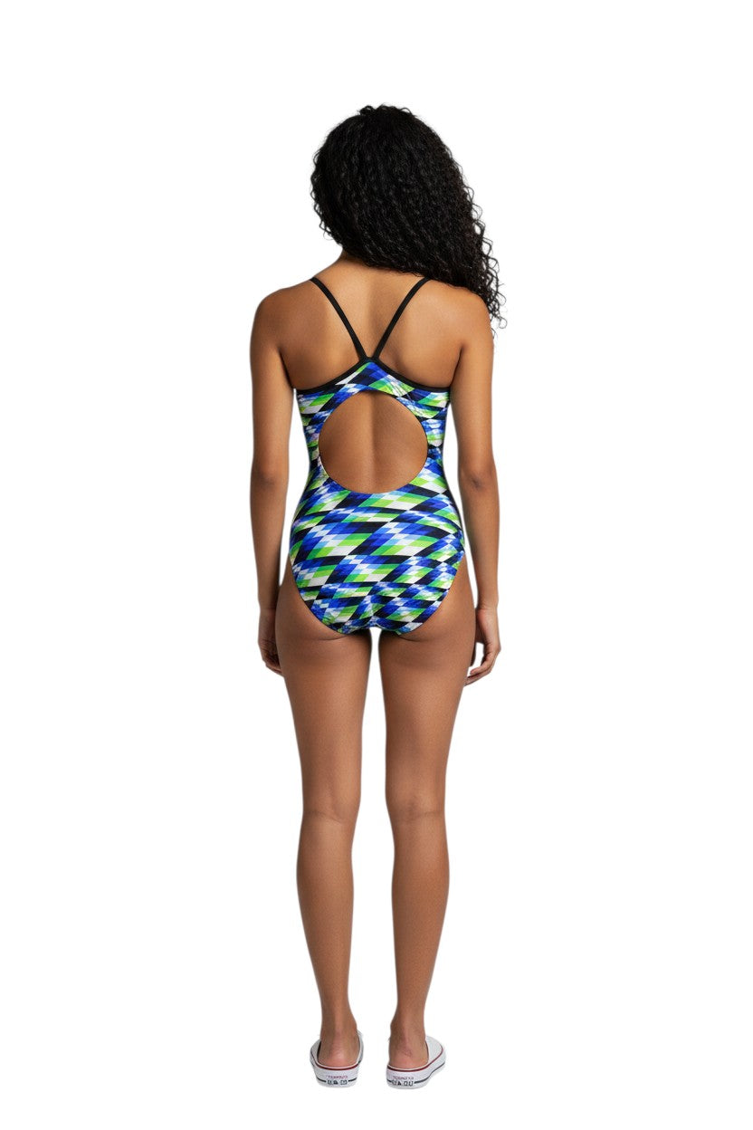 RISE Sandies Female Swerve Poly Swimsuit