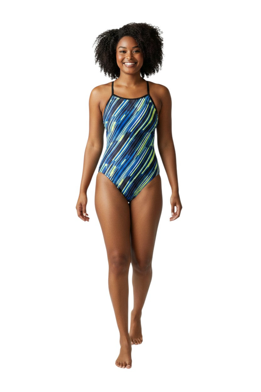 RISE Sandies Female Laser Beam Poly Swimsuit