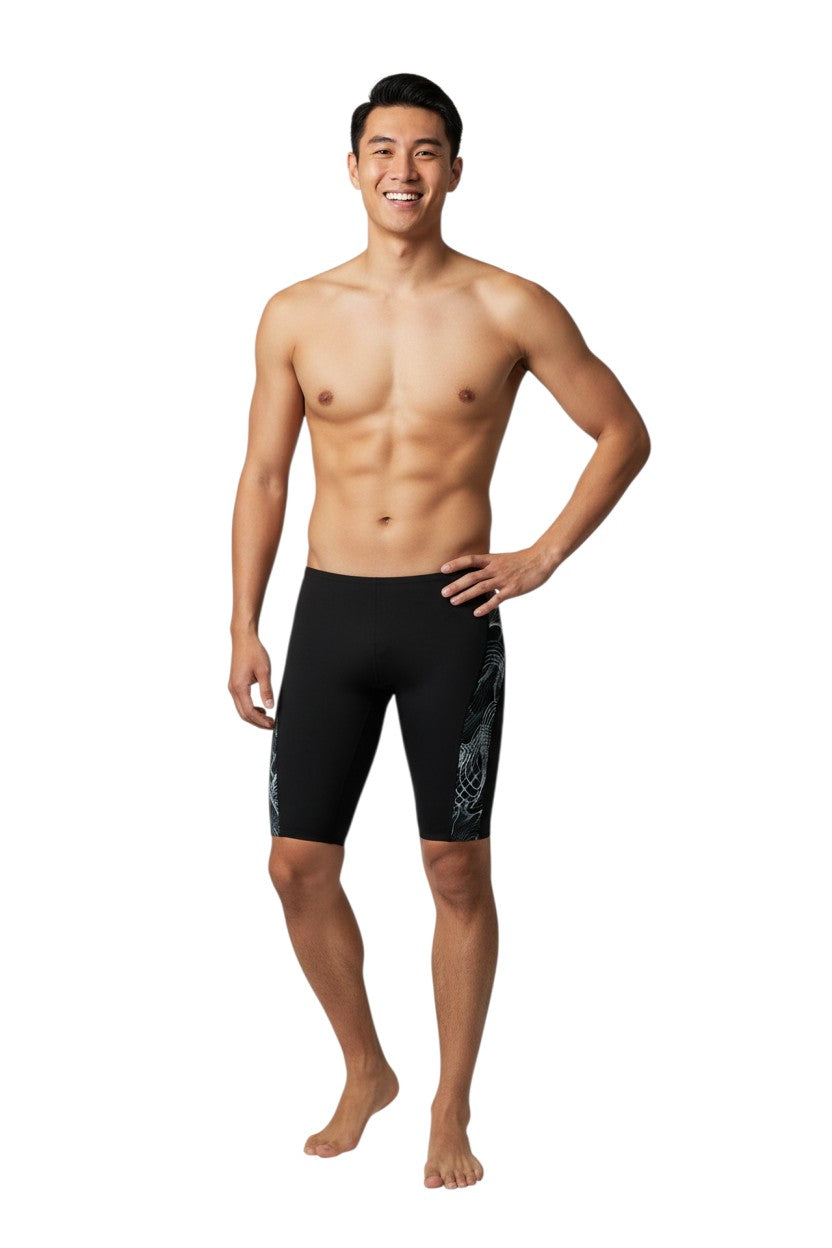 RISE Sandies Helix Poly Jammer in black, shown on model