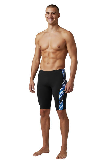 RISE Sandies Laser Beam Poly Jammer in black, shown on model