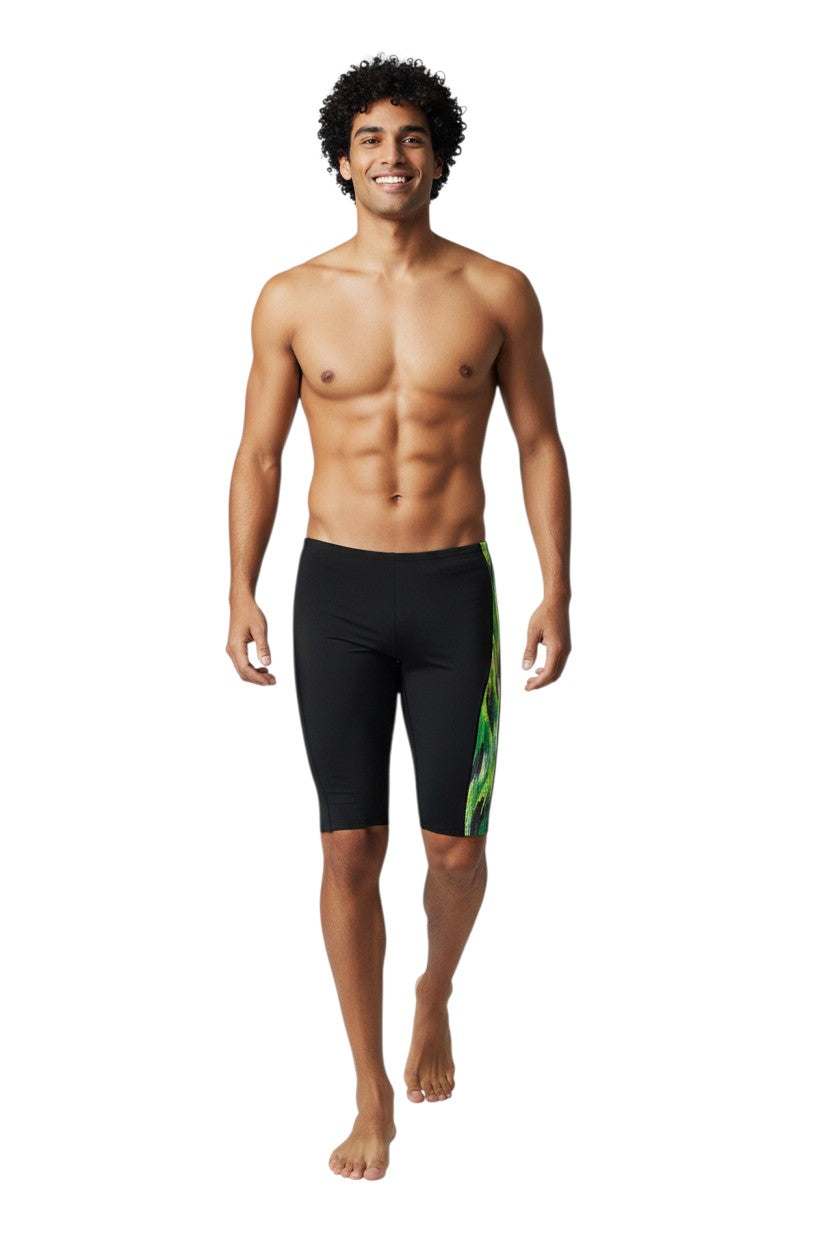 RISE Sandies Shockwave Poly Jammer in black, shown on model