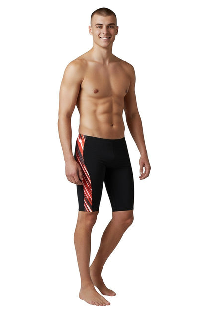 RISE Sandies Laser Beam Poly Jammer in black, shown on model