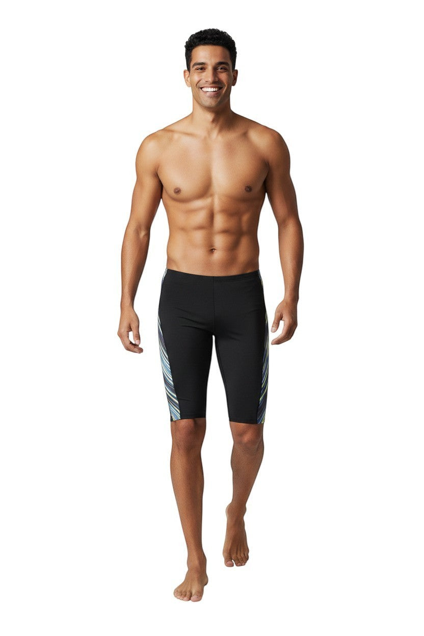 RISE Sandies Laser Beam Poly Jammer in black, shown on model