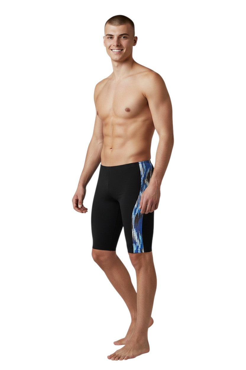 RISE Sandies Shockwave Poly Jammer in black, shown on model