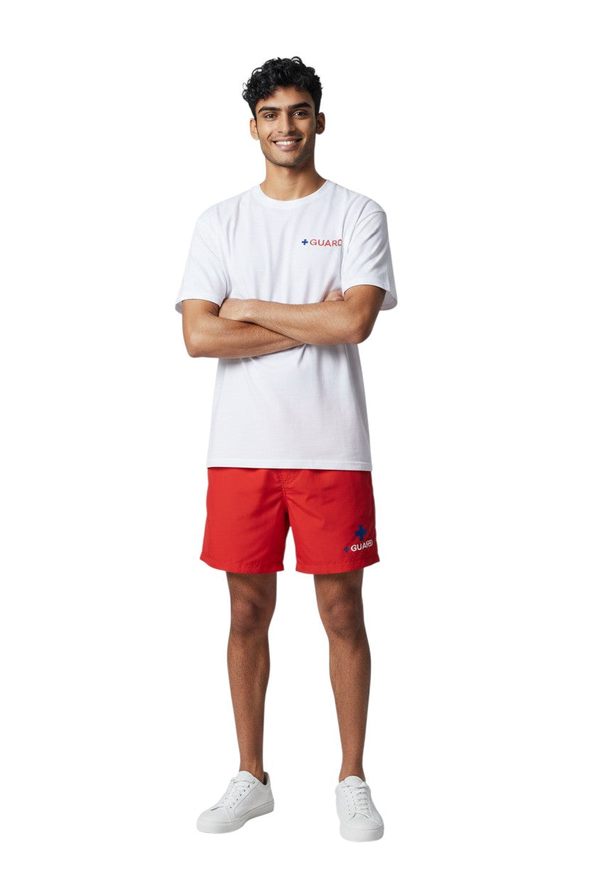 Kiefer Dri-Fit Guard Short Sleeve Tee in white, shown on model