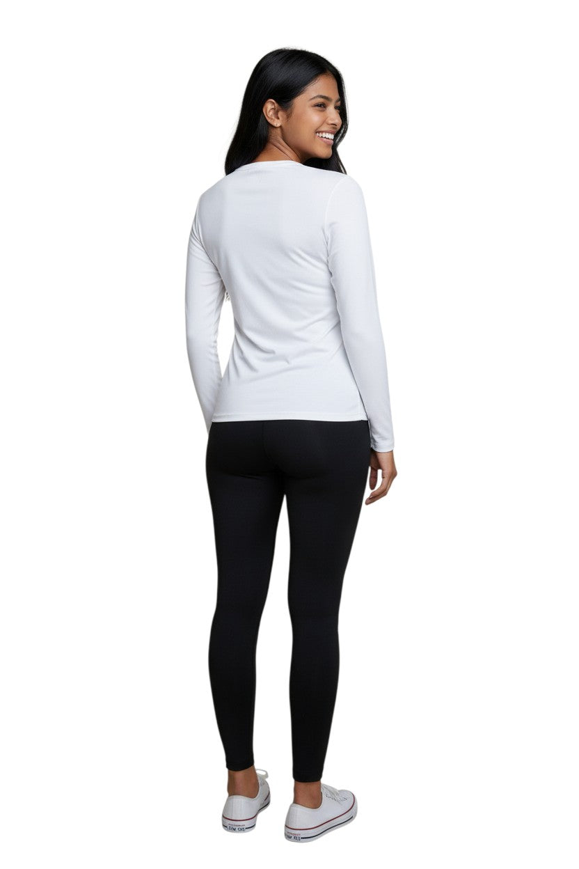 RISE Solid Long Sleeve Crew Neck Rashguard
