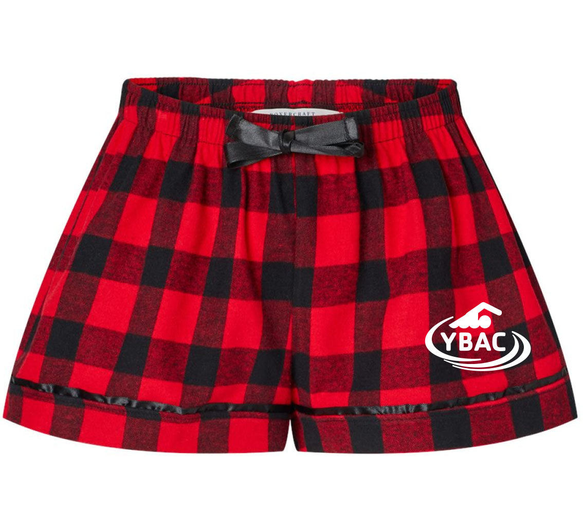 YBAC Boxercraft Women's Flannel Shorts