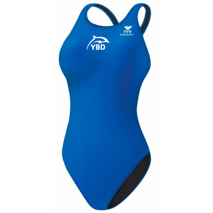 Y Blue Dolphins TYR Durafast Elite Solid Maxfit