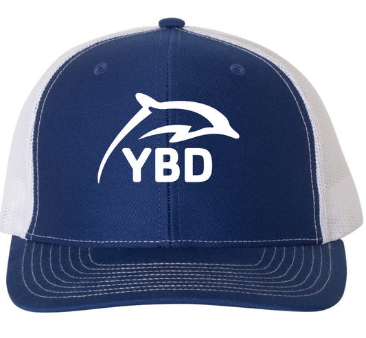 Y Blue Dolphins Richardson Snapback Trucker Cap - Royal/White