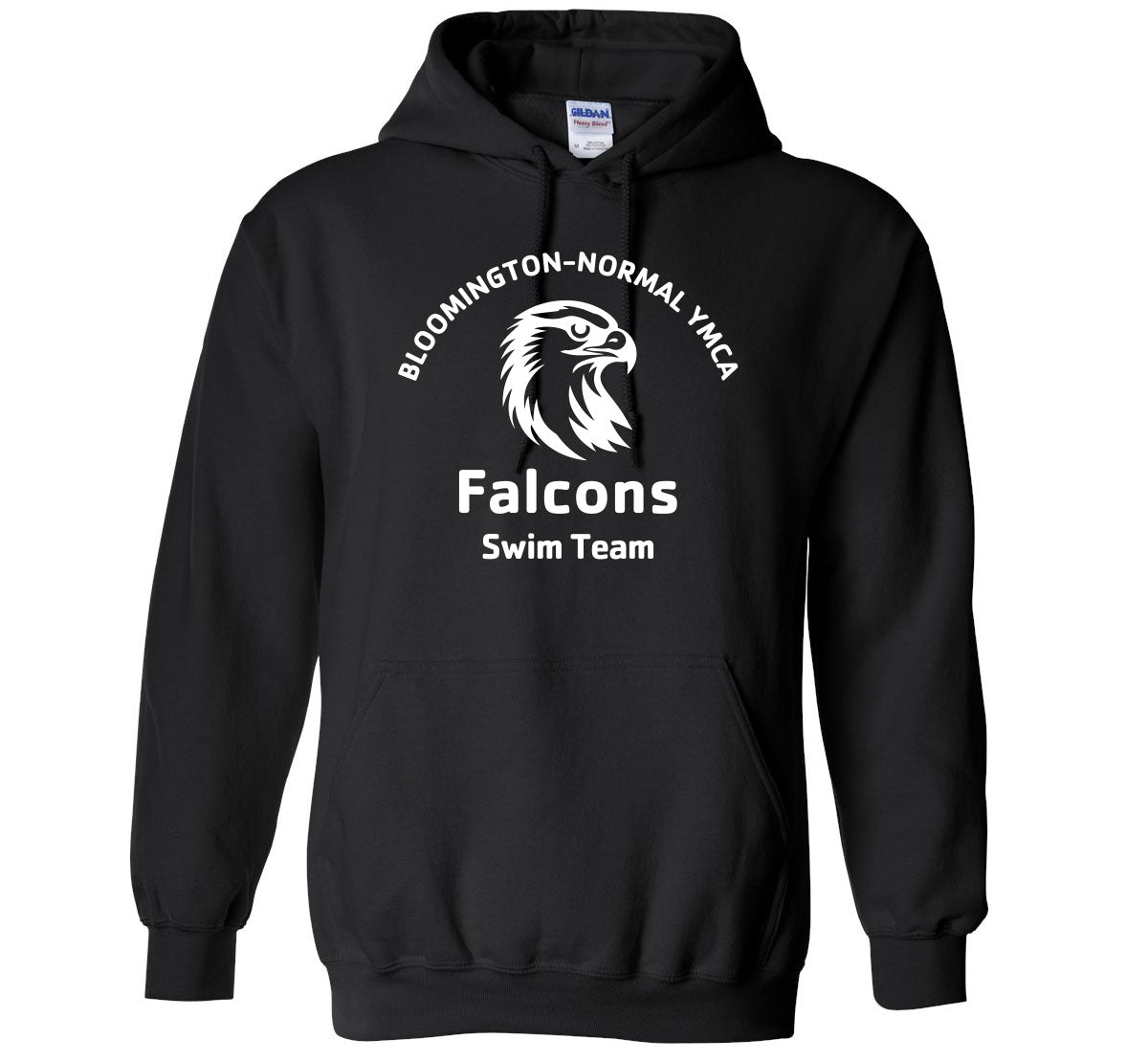 YMCA of Bloomington-Normal Gildan Hooded Sweatshirt