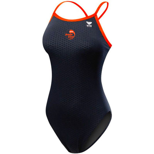 YWCA Orange Crush TYR Hexa Durafast Diamondfit